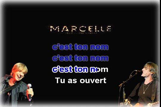 KARAOKE JEAN-LOUIS AUBERT - Marcelle