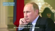 Poutine accuse les USA de vouloir empêcher la tenue du Mondial 2018 en Russie