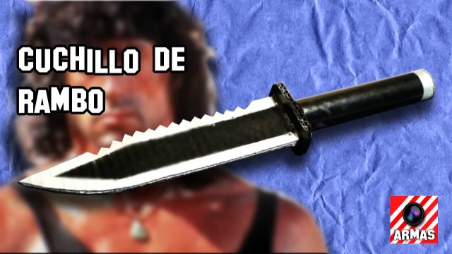 Como Hacer el Cuchillo de Rambo | Armas Caseras Fáciles