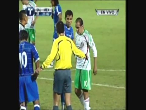 Eliminatoria Sudafrica 2010 Hexagonal: El Salvador vs Mexico 2-1 [06/06/09] Telemundo HD