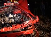 Acccident mortal Nima - Cluj. Un Ford Focus s-a facut praf pe un copac
