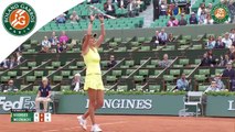 Temps forts J. Goerges - C. Wozniacki Roland-Garros 2015 / 2e Tour