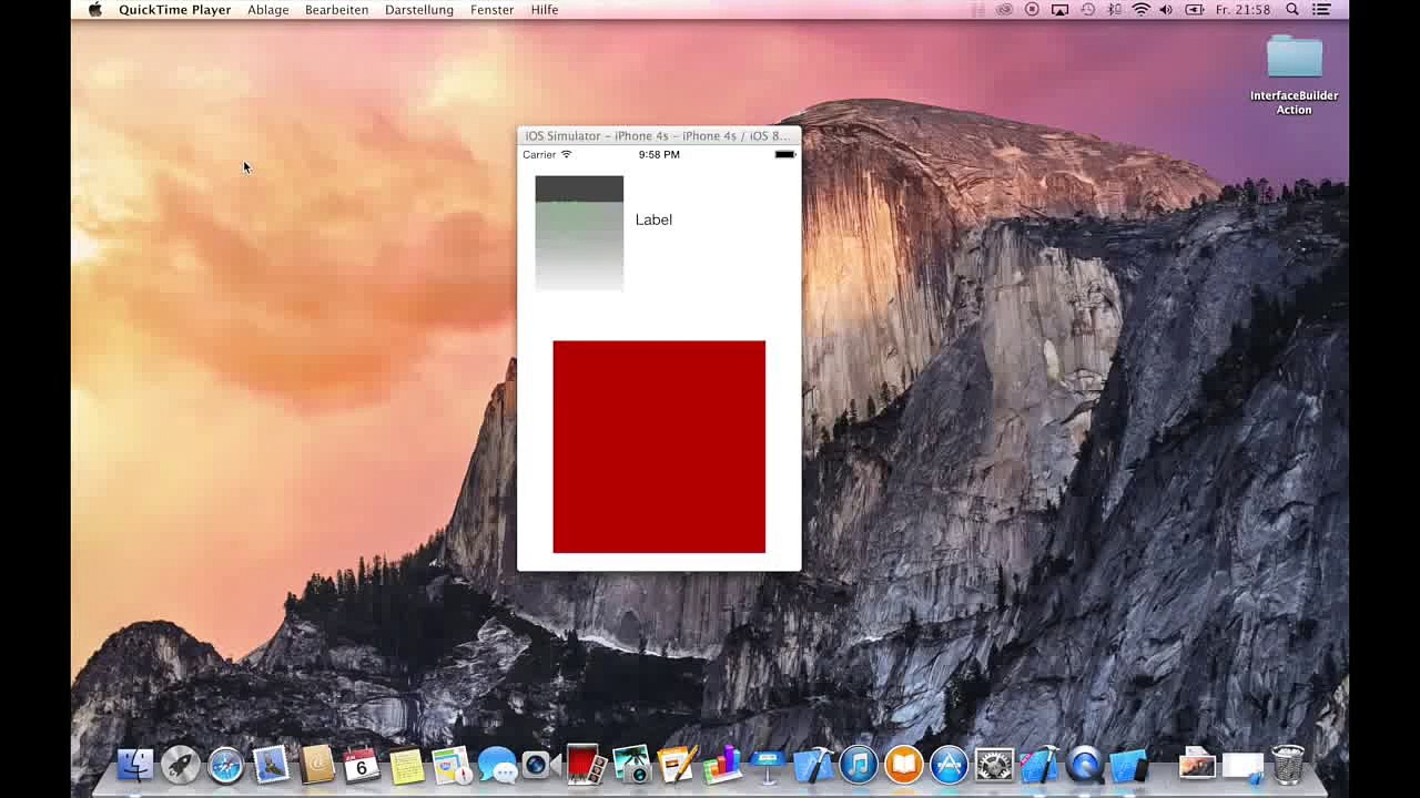 Apple Swift Tutorial: Preview in Interface Builder and Blur Effect using Xcode 6