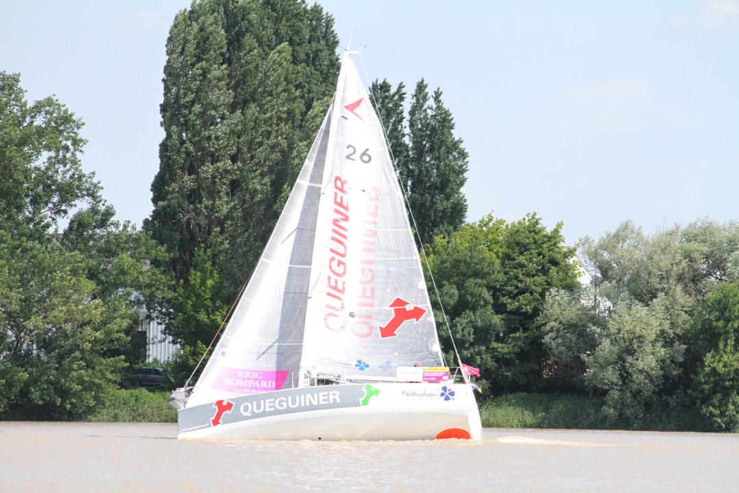 Navigation à bord du voilier de Yann Elies - Solitaire du Figaro (Run exhibition à Bordeaux)