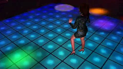 More club dancing with 3D girl Lexis
