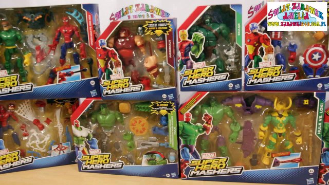 Spider-Man & Doc Ock, Hulk - Super Hero Mashers - Marvel - Hasbro - Świat Zabawek Amelia