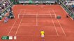 Erreur de Novak Djokovic face à Gilles Müller (Roland-Garros)