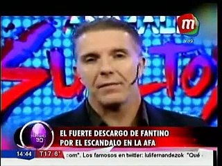 El fuerte descargo de Fantino por el escándalo en la AFA