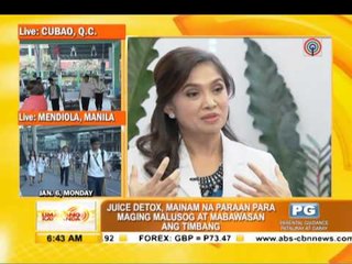 Celebs encourage Pinoys to try juice cleanse