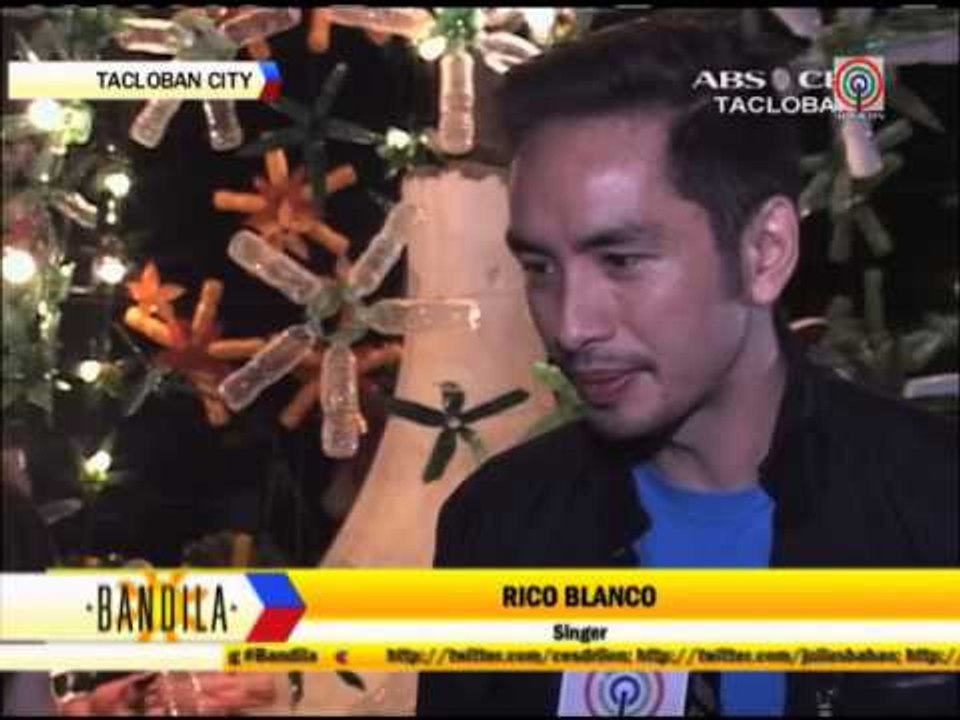 Rico Blanco cheers up typhoon survivors on New Year's Eve