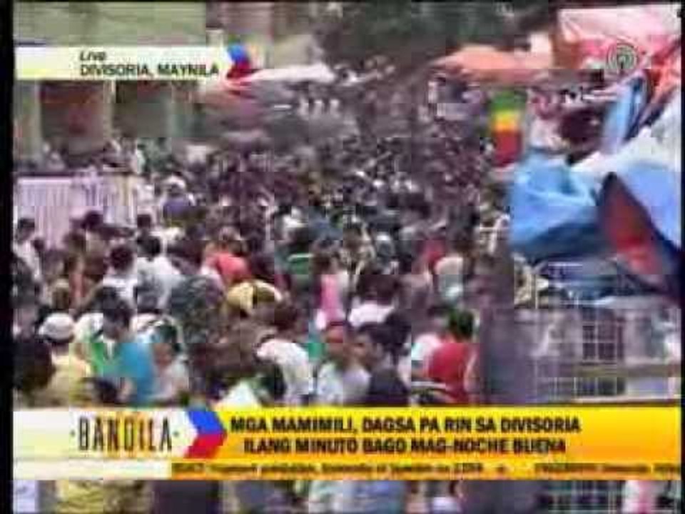 Divisoria still packed minutes before Christmas