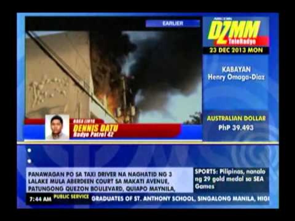 Fire hits warehouses in Paranaque