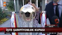 İşte Galatasaraya verilecek olan selçuklu desenli şampiyonluk kupası