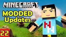 Small Updates, Drone Programming Nik Nikam's EPIC Minecraft Modded Survival Ep 22