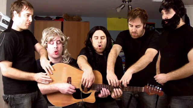 Tetris Theme - 5 on a single guitar - WOTE style!