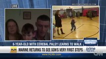 A marine describes returning home to witness his disabled son walking