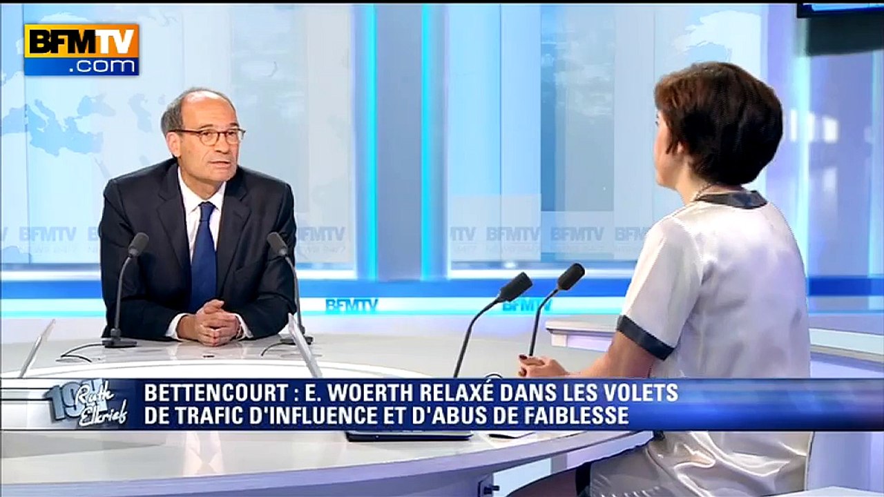 Affaire Bettencourt: "j’ai eu le sentiment d’être presque condamnée", regrette Woerth