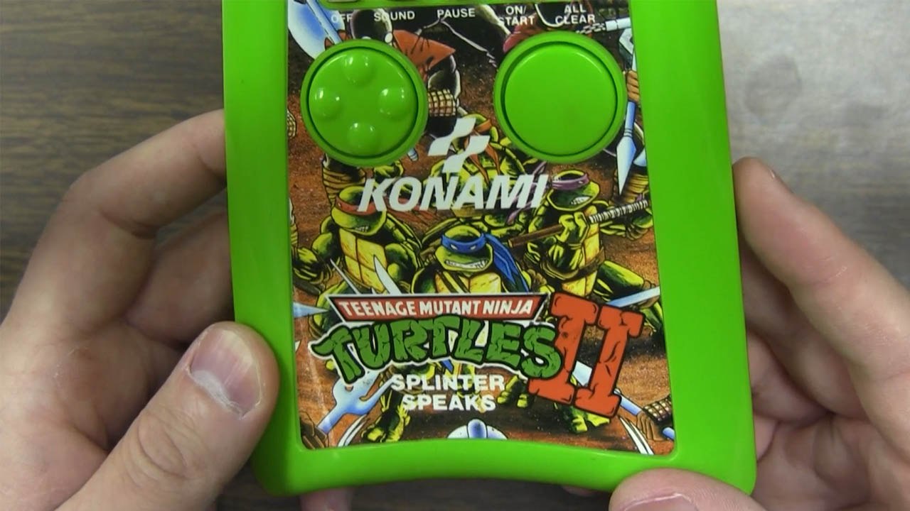 CGR Undertow - TEENAGE MUTANT NINJA TURTLES II: SPLINTER SPEAKS LCD HANDHELD