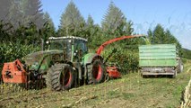 Fendt 828   Kemper Champion 3000 Mais Hekselen / Maize Harvesting *PODLIPNIK*