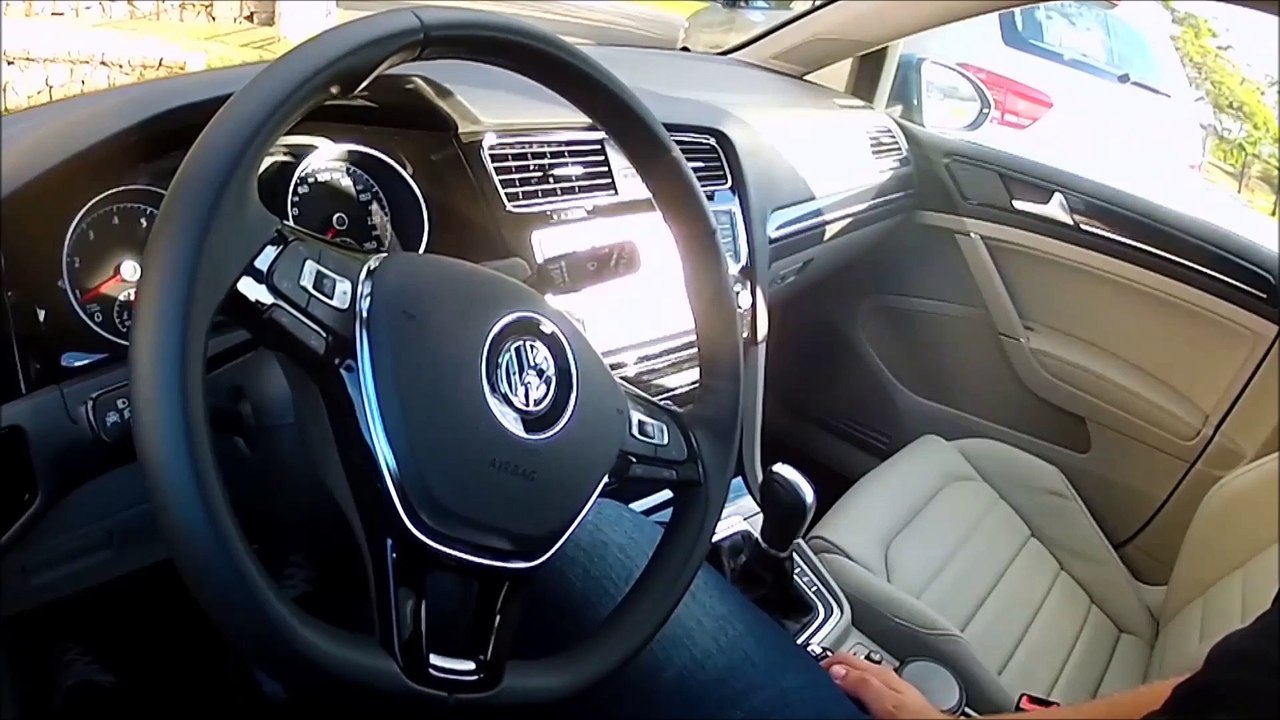 INTERIOR R$ 87.490 Comfortline-R$ 94.990 Highline-Volkswagen Golf Variant 2015 AT7 1.4 TSI Turbo 140 cv 25,5 mkgf 205 km