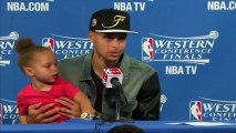 NBA : la fille de Stephen Curry fait (encore) le show en conférence de presse