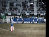 Bull Riding, Rodeo, Cody Stampede Rodeo, Stampede Park, Cody, Wyoming, United States, North America