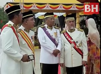 Taib Mahmud angkat sumpah Yang di Pertua Negeri Sarawak ke 7
