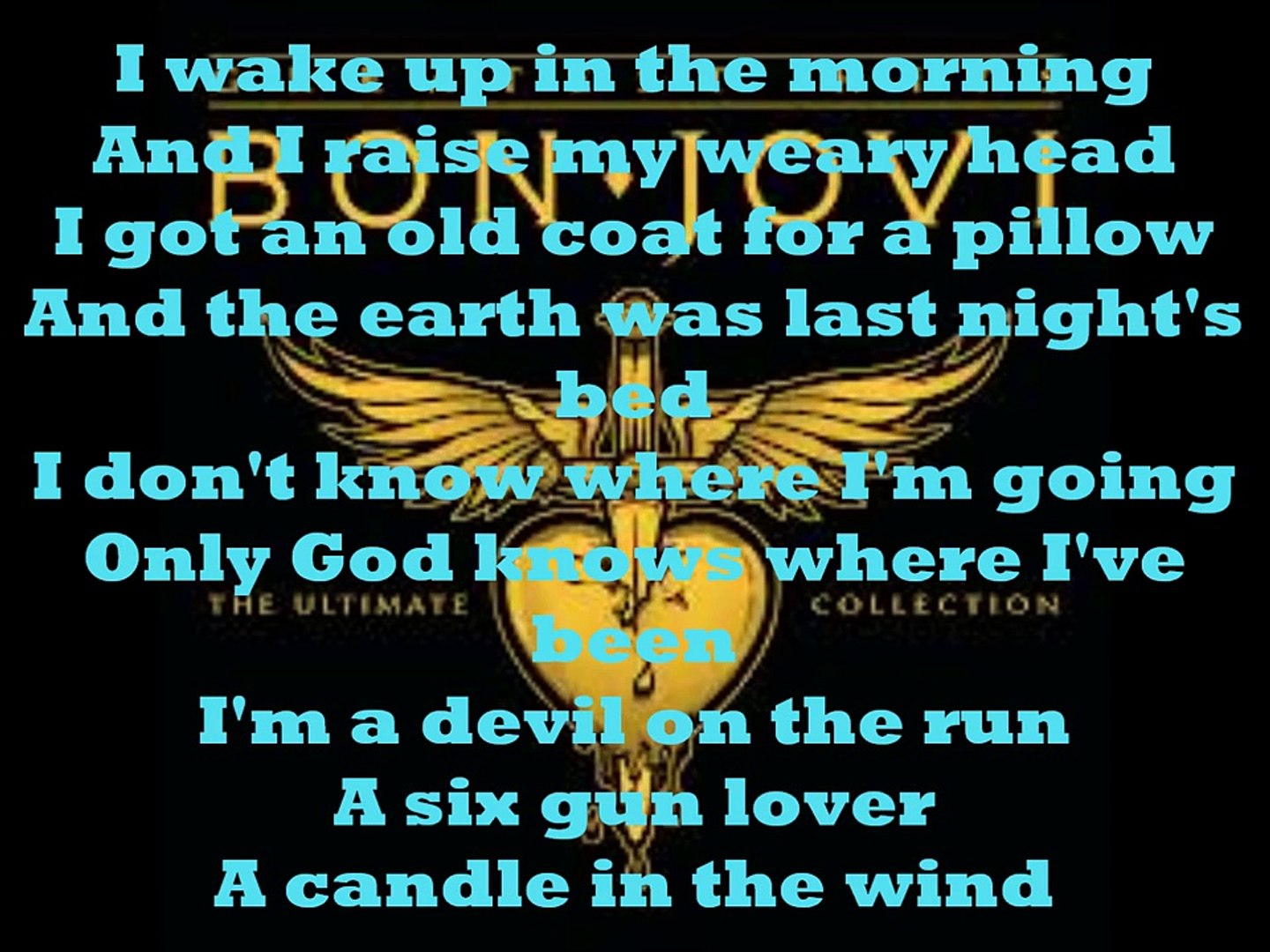 bon jovi blaze of glory lyrics - video Dailymotion