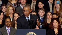 Hecklers interrupt Obama's speech about immigration at Chicago