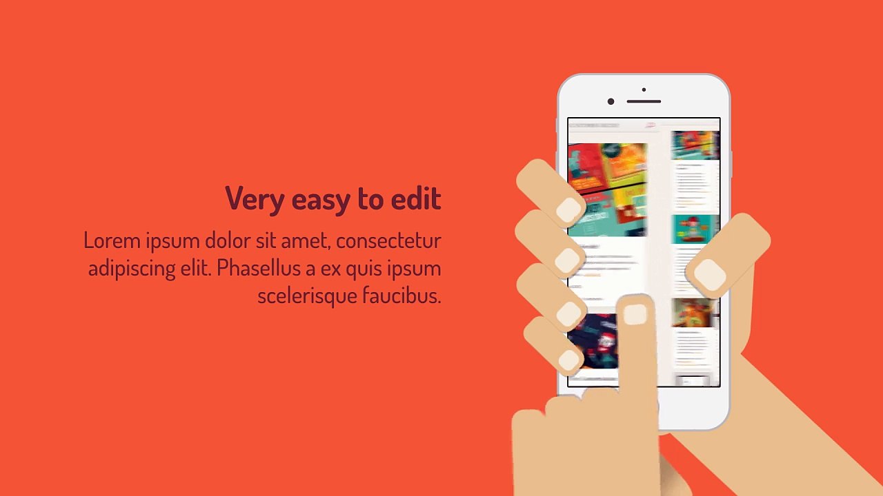 Flat Mobile App Promotion - After Effects Project File