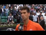Zlatan Ibrahimovic supports Novak Djokovic at Roland Garros 2015