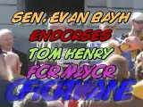 Evan Bayh endorses Tom Henry for Mayor of Fort Wayne