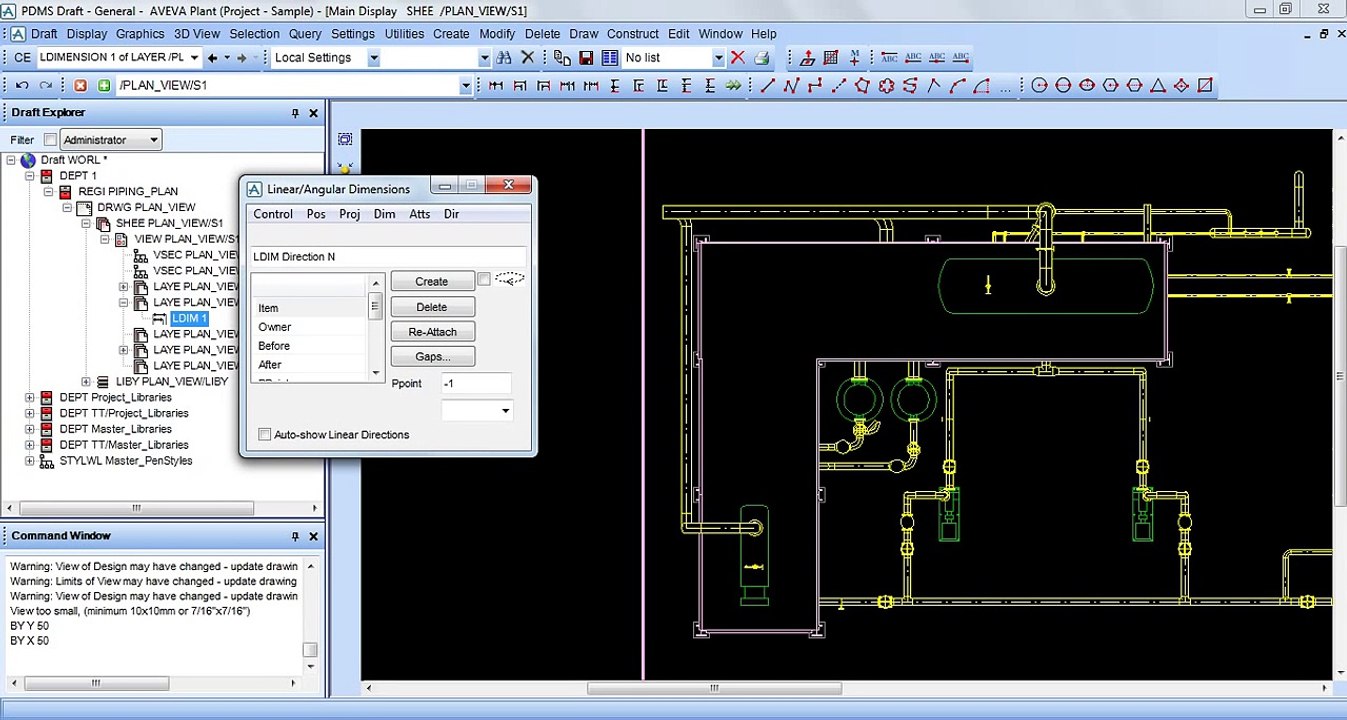 pdms draft piping plot plan tutorial - video Dailymotion
