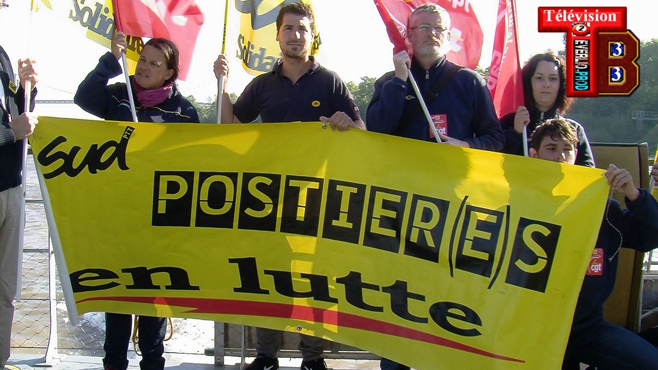 Télévision-Bordeaux-33 ce Jeudi les Facteurs de Lormont Bordeaux Nord sont Toujours en Grève