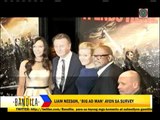 Bandila: Neeson, is the 'big ad man'; Batmobile spotted on 'Suicide Squad' set