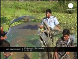 Tamil Tigers airplanes shot down in Colombo, Sri Lanka