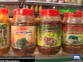 Dunya News - Sukkur: At least 45 different kinds of pickle available