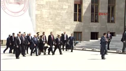 Cumhurbaşkanı Erdoğan ve Beraberindekilerin Genel Kurula Gelişi