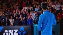 Novak Djokovic winner's speech - Australian Open 2015