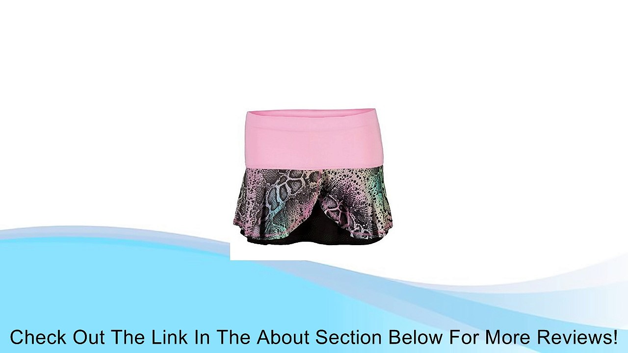 Girls` Rainbow Snake Flounce Skort Pink Lite Review