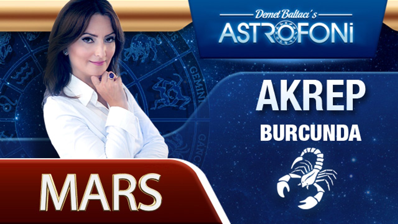 Mars Akrep Burcunda