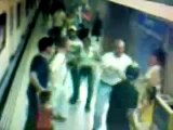 Violencia de las bandas latinas en el metro de Madrid