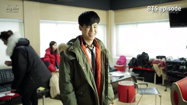 Boy In Luv MV shooting Sketch