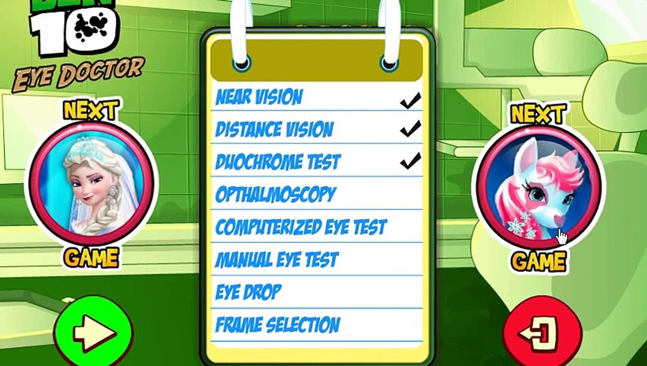 Ben 10 oeil jeu de médecin - Ben 10 oeil jeu de...