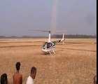 Helicopter Landing in Bangladesh, Feni, Sonagazi village