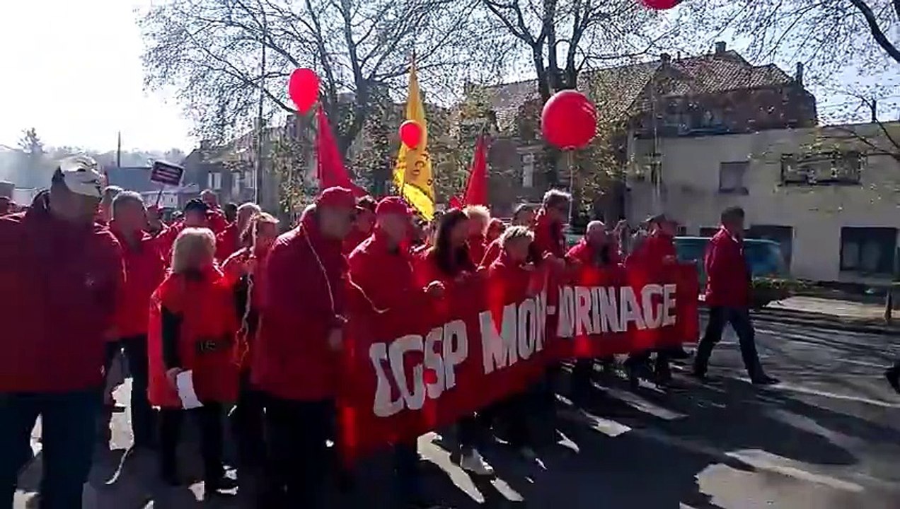 Grève à Mons