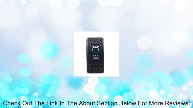 E Support Car Blue LED Roof Light Toggle Switch Review