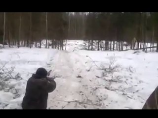 Неудачная охота на кабана!!