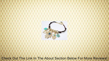 My Beauty� Fatima Hamsa God Bracelet Evil Eye String Multiple Pendant Knit Link Gift Bracelet Review
