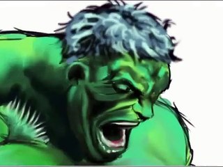 HULK  SPEED PAINTING ROMANS ART DEMO